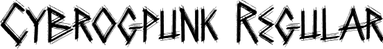 Cybrogpunk Regular font - Cybrogpunk.otf
