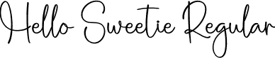 Hello Sweetie Regular font - Hello-Sweetie.otf