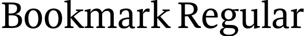 Bookmark Regular font - bookmark-regular.otf
