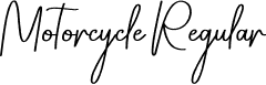 Motorcycle Regular font - Motorcycle.otf