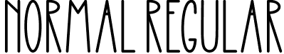 Normal Regular font - SaltShakerDEMO-DEMO.otf