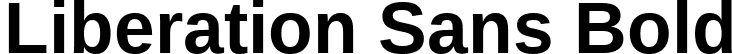 Liberation Sans Bold font - LiberationSans-Bold.ttf