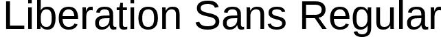 Liberation Sans Regular font - LiberationSans-Regular.ttf