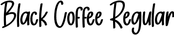 Black Coffee Regular font - Black-Coffee.otf