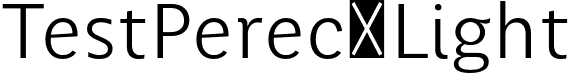 TestPerec Light font - Test_Perec-Light.otf