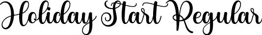 Holiday Start Regular font - Holiday Start.ttf