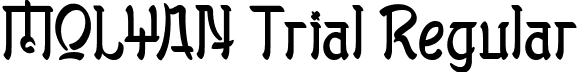 MOLYAN Trial Regular font - MOLYAN-Trial.ttf