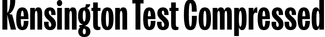 Kensington Test Compressed font - KensingtonTest-CompressedBold.otf