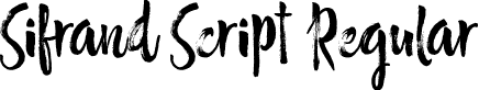 Sifrand Script Regular font - Sifrand-Scipt.otf