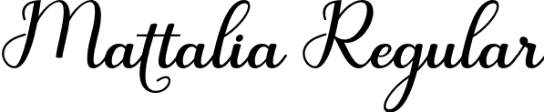 Mattalia Regular font - Mattalia.otf