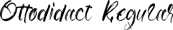 Ottodidact Regular font - ottodidact.ttf