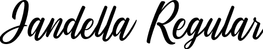 Jandella Regular font - jandellaregular-gxb9p.otf