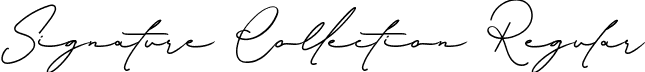 Signature Collection Regular font - signaturecollection-gxee4.ttf