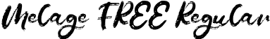 Melage FREE Regular font - Melage FREE.ttf