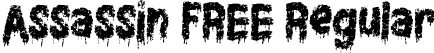 Assassin FREE Regular font - Assassin FREE.ttf