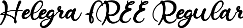 Helegra FREE Regular font - Helegra FREE.ttf