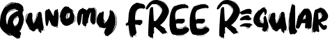 Qunomy FREE Regular font - Qunomy FREE.ttf