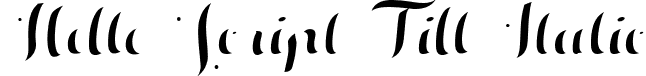 Hello Script Fill Italic font - Hello-Script-Fill-trial.ttf