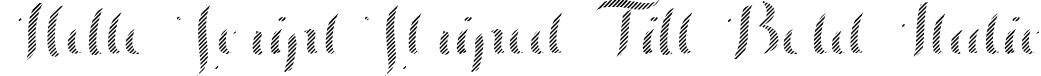 Hello Script Striped Fill Bold Italic font - Hello-Script-Striped-Fill-trial.ttf