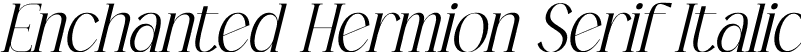 Enchanted Hermion Serif Italic font - Enchanted-Hermion-Serif-Italic.otf