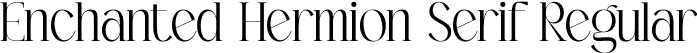 Enchanted Hermion Serif Regular font - Enchanted-Hermion-Serif.otf
