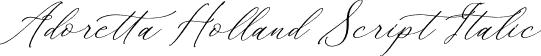 Adoretta Holland Script Italic font - Adoretta-Holland-Script-Italic.otf