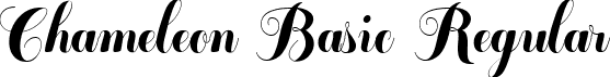 Chameleon Basic Regular font - Chameleon Basic.ttf