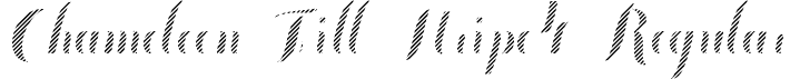Chameleon Fill Stripe4 Regular font - Chameleon Fill Stripe 4.ttf