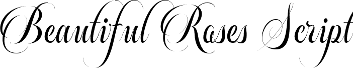Beautiful Roses Script font - Beautiful Roses Script.ttf