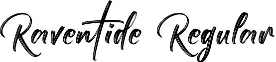 Raventide Regular font - Raventide.otf