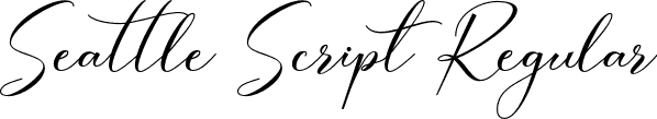 Seattle Script Regular font - Seattle-Script.otf