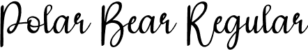 Polar Bear Regular font - Polar-Bear.otf