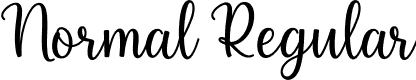 Normal Regular font - Soulful-Script-Font.otf