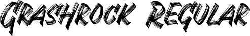 Grashrock Regular font - Grashrock.ttf