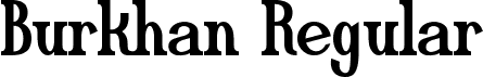 Burkhan Regular font - Burkhan.ttf