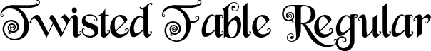 Twisted Fable Regular font - twisted-fable.otf