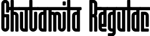 Ghutamila Regular font - Ghutamila.otf