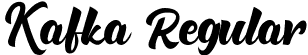 Kafka Regular font - Kafka.ttf