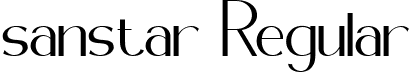 sanstar Regular font - sanstarregular-yqe3j.ttf