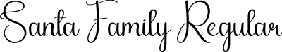 Santa Family Regular font - Santa-Family.otf