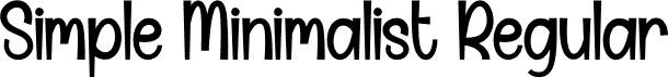 Simple Minimalist Regular font - Simple-Minimalist.otf