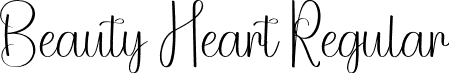 Beauty Heart Regular font - Beauty-Heart.otf