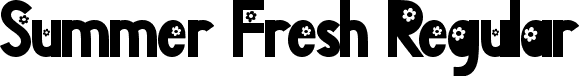 Summer Fresh Regular font - Summer Fresh TTF Demo.ttf