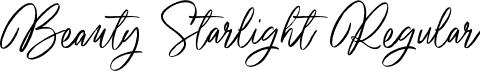 Beauty Starlight Regular font - BeautyStarlight-Regular.otf