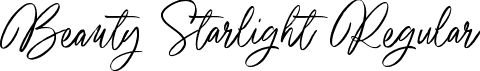 Beauty Starlight Regular font - BeautyStarlight-Regular.ttf