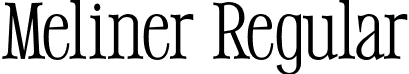 Meliner Regular font - Meliner Free Font.otf