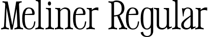 Meliner Regular font - Meliner Free Font.ttf