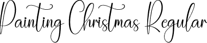 Painting Christmas Regular font - Painting-Christmas.otf