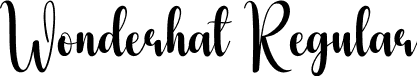 Wonderhat Regular font - Wonderhat.otf