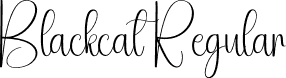 Blackcat Regular font - Blackcat.otf
